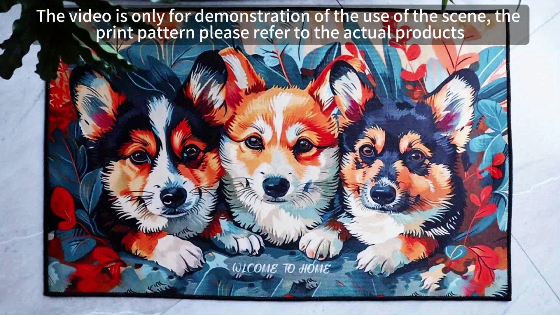 Luxurious Green Frog Pattern Floor Mat 6Mm Thick