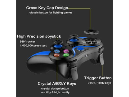 V13 Bluetooth Wireless Game Controller With Phone Holder
