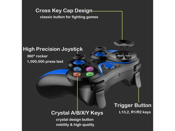 V13 Bluetooth Wireless Game Controller With Phone Holder