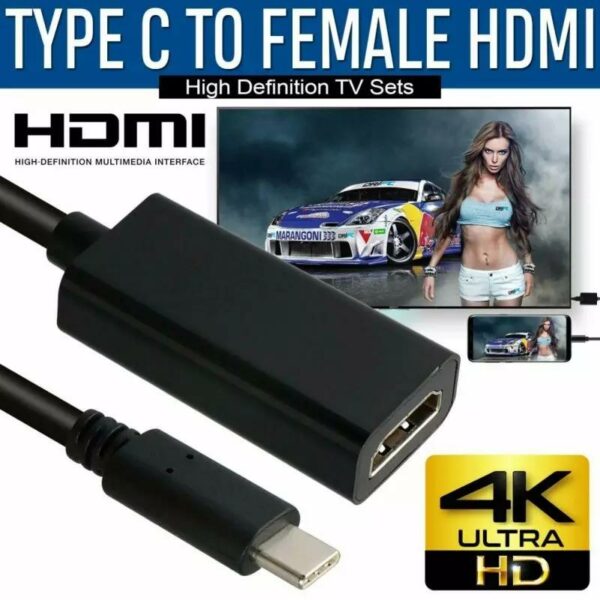 SE-LT25 Type C To HDMI Female Cable