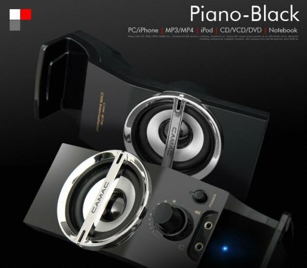 CAMAC CMK-878 USB Power Portable Music Speaker for PC / Laptop – Black