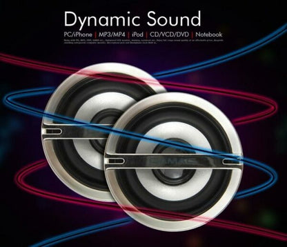 CAMAC CMK-878 USB Power Portable Music Speaker for PC / Laptop – Black