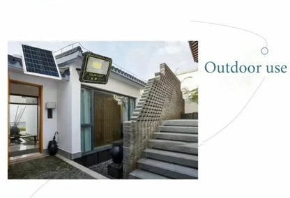 FA-GTX-500W LED Solar Powered Flood Light With Solar Panel & Remote Control