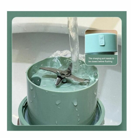 Aorlis AO-78227 Portable Rechargeable Handheld Juice Blender Cup With Straw 500ML