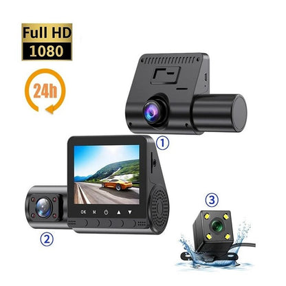 Aerbes AB-QC29 Dual-Lens 1080P Dash Cam with Night Vision