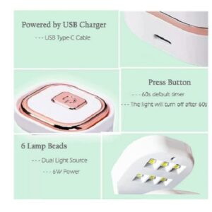 Aorlis AO-78035 Mini UV/LED Nail Lamp