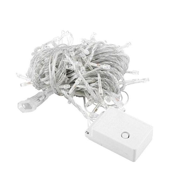 LED Inter-Connecting Clear Cable Fairy Light RGB 10M