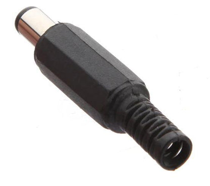 2.1mm x 5.5mm DC Power Male Plug Jack Adpater (Pack of 10)