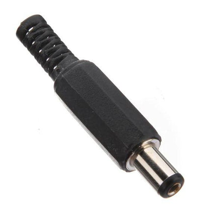 2.1mm x 5.5mm DC Power Male Plug Jack Adpater (Pack of 10)