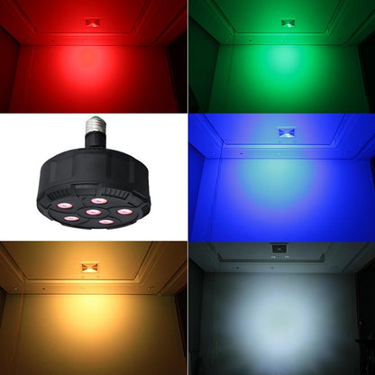 Aerbes AB-WT03 6 RGB LED E27 Mini Stage Light With Remote Control 6W