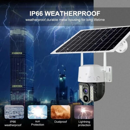 JG20375609 WIFI Solar Powered Surveillance Camera V380 Pro App