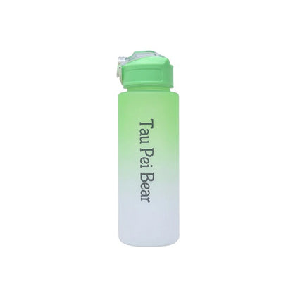 Tau Pei Bear 3 In 1 Water Bottles With Straw And Stickers