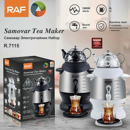 Raf R.7115 Electric Samovar With Mini Tea Pot