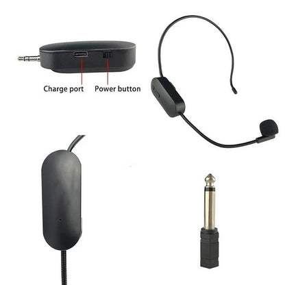 AY-101 Head Mounted UHF Wireless Microphone