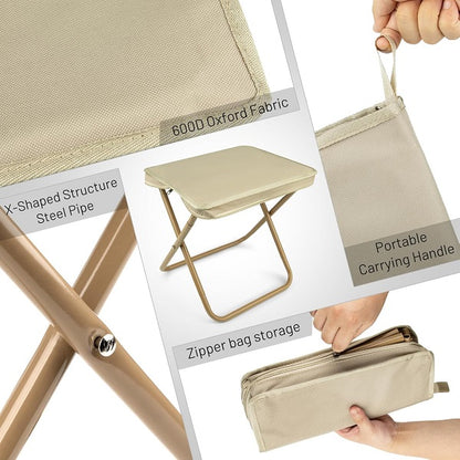 JG20375604 Outdoor Pencil Case Folding Camping Stool 28cm