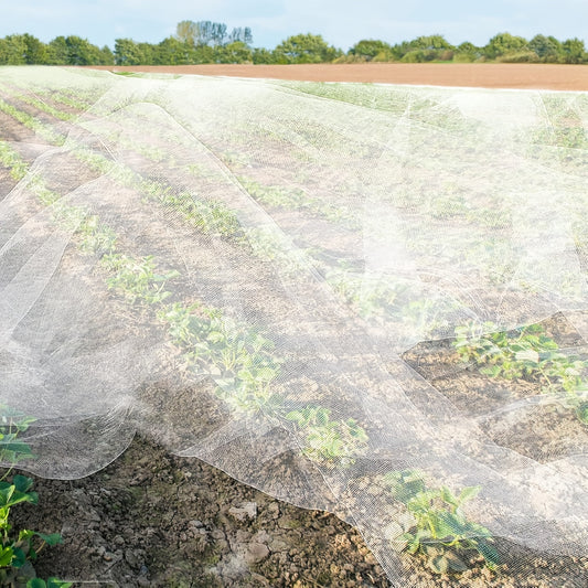 1 Piece Durable PVC Garden Netting - Fine Mesh Plant Cover for Vegetables, Flowers and Trees | Sunlight and Water Penetration | Insect Protection Barrier