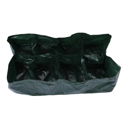 Classic Lightweight Grow Bags with Drainage Holes - Breathable Flower and Vegetable Planters for Indoor and Outdoor, Plastic Floor Standing Garden Planters with Lattice Pattern