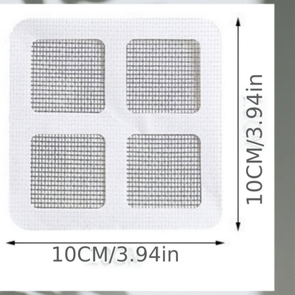 50Piece Microfiber Hair Collector Drain Cover, Self Cleaning Shower Drain Filter, No Electricity Required, Easy Clean Hair Filter for Bathroom Sink and Bathtub