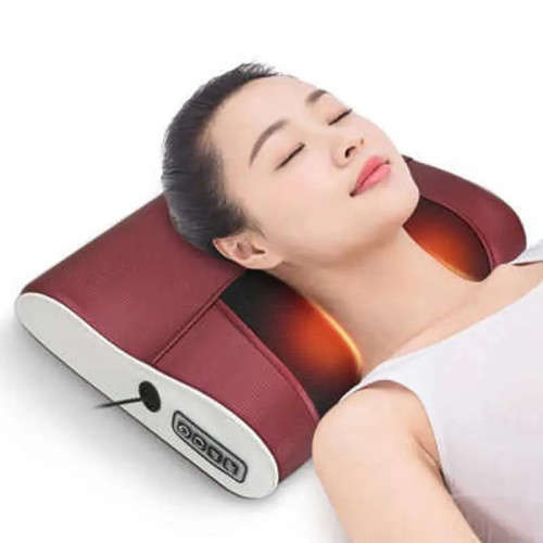 Electric Cervical Massager Plug Kneading Neck Massage Pillow