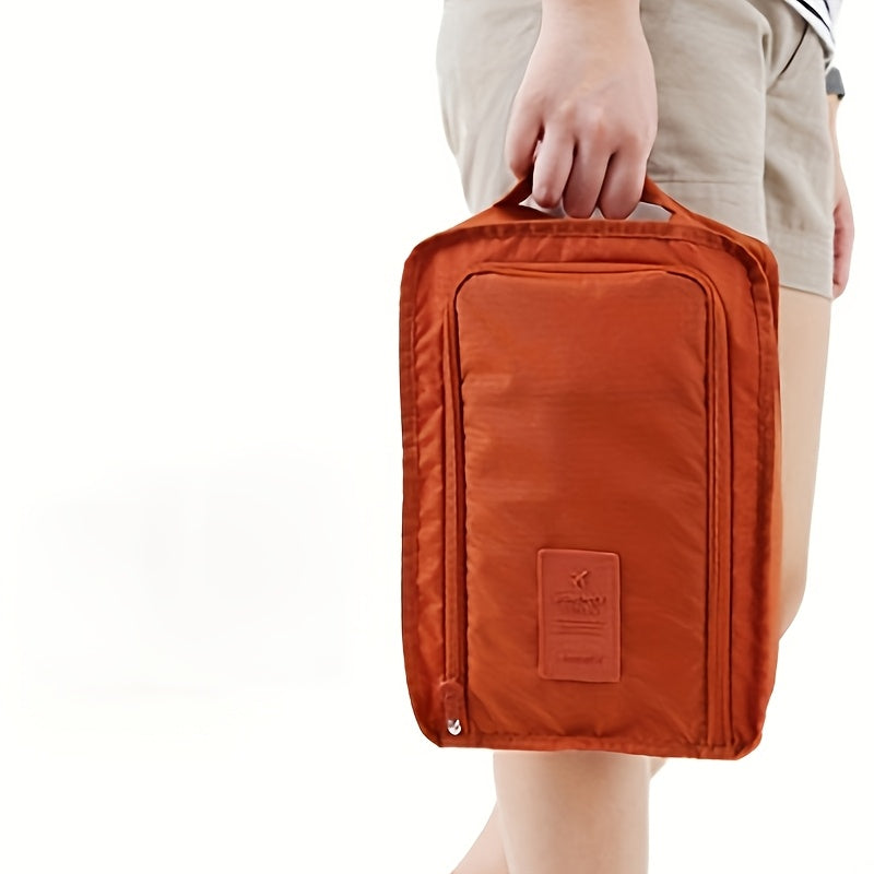 1 Multifunctional Waterproof Travel Storage Bag] Waterproof Fabric Storage Bag, Multifunctional Portable Folding Shoe Storage Bag, Rectangular Travel Storage Bag with Zipper, Suitable for Office, Beach, RV, Christmas Ornaments,