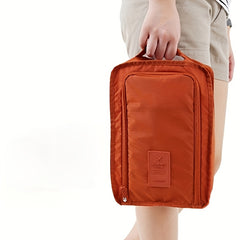 1 Multifunctional Waterproof Travel Storage Bag] Waterproof Fabric Storage Bag, Multifunctional Portable Folding Shoe Storage Bag, Rectangular Travel Storage Bag with Zipper, Suitable for Office, Beach, RV, Christmas Ornaments,