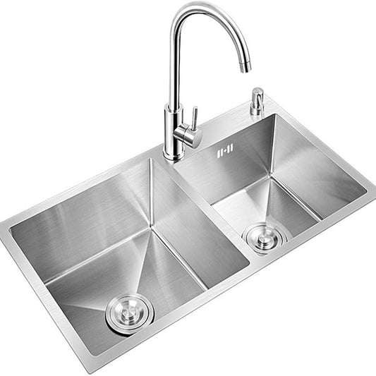JG20375639 XUFU Stainless Steel Sink 80cm x 45cm x 20CM
