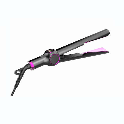 2 in 1 Ceramic Unique Twisted Plates Hair Straightener Curler Professional Curling Iron