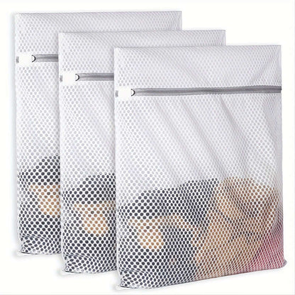 Extra Large Honeycomb Mesh Laundry Bag For Delicate Clothes - 11x15 Inch Reusable Laundry Bag