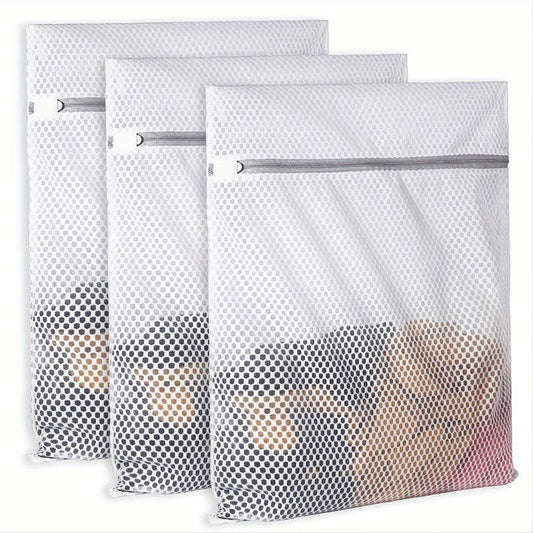Extra Large Honeycomb Mesh Laundry Bag For Delicate Clothes - 11x15 Inch Reusable Laundry Bag