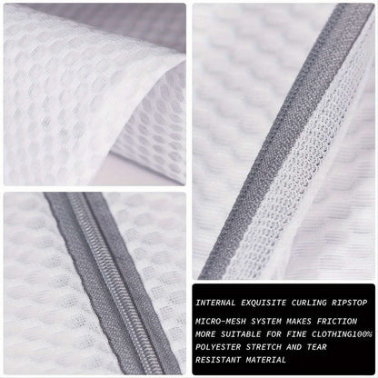 Extra Large Honeycomb Mesh Laundry Bag For Delicate Clothes - 11x15 Inch Reusable Laundry Bag