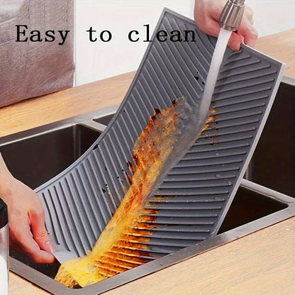 Silicone dish drying mat