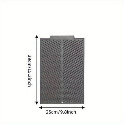 Silicone dish drying mat