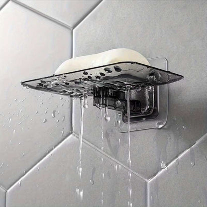Crystal Clear Wall-Mounted Soap Dish