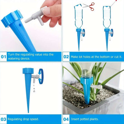 1pcs Plant Watering Drippers with Adjustable Flow Control Valve