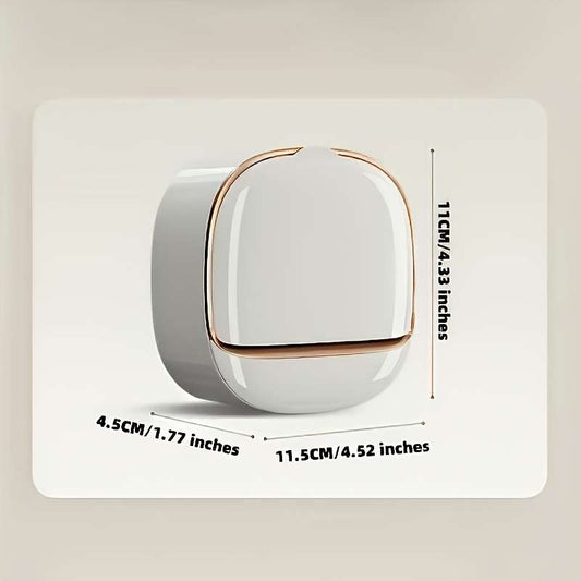 Easy-Install Wall-Mounted Soap Dish with Lid