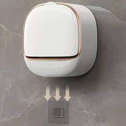 Easy-Install Wall-Mounted Soap Dish with Lid