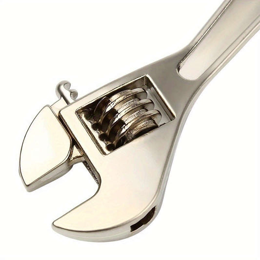 1pc Stainless Steel Mini Wrench Keychain