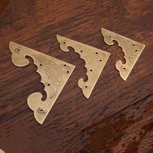 Vintage Brass Corner Protectors