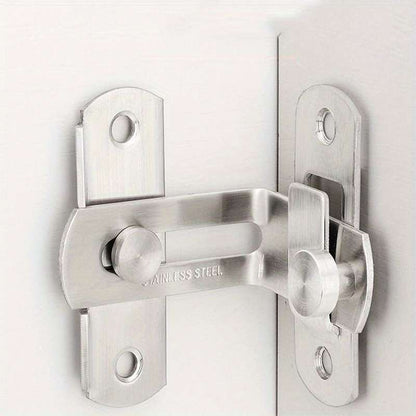 A Latch For A Home Door Made Of Stainless Steel