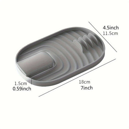 1pc Foldable Cooking Spatula Holder, Cutlery Storage Rack, Pot Lid Rack