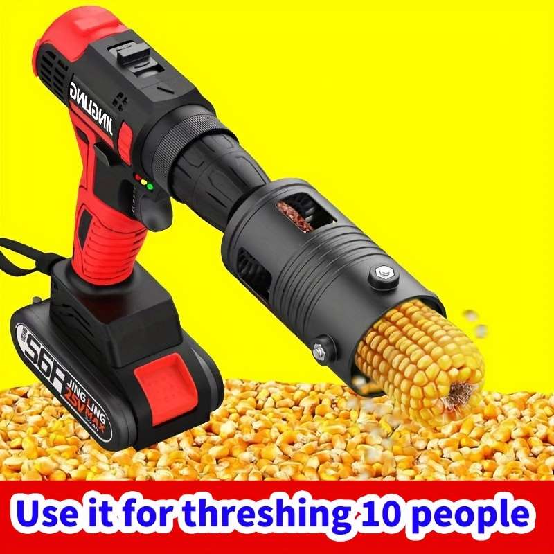 Portable corn thresher