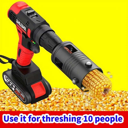 Portable corn thresher