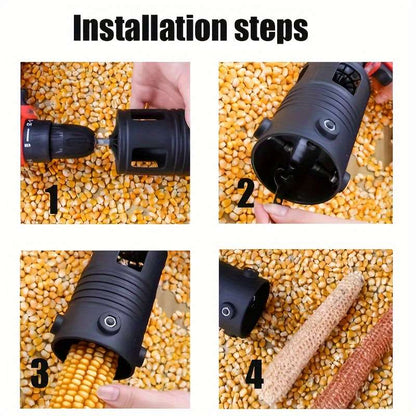 Portable corn thresher