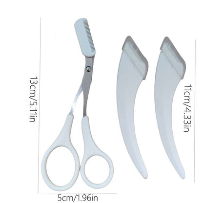 Eyebrow trimming scissors