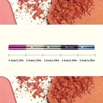 4-in-1 eyebrow, lip, mascara and eyeshadow brush