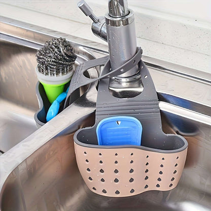 Modern Plastic Hanging Sink Organizer Kitchen Storage Rack（副本）