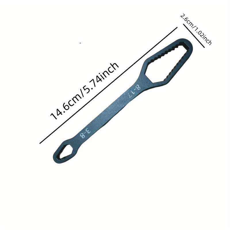 1 piece universal self-adjusting multi-function wrench