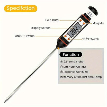 1 piece instant read grill digital thermometer