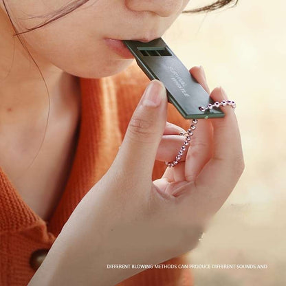 High frequency survival whistle for outdoor adventures