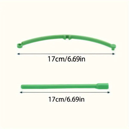 60-Pack Stackable Plastic Plant Support Rings